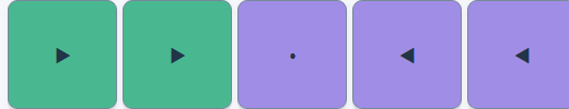 Frog crossing game board